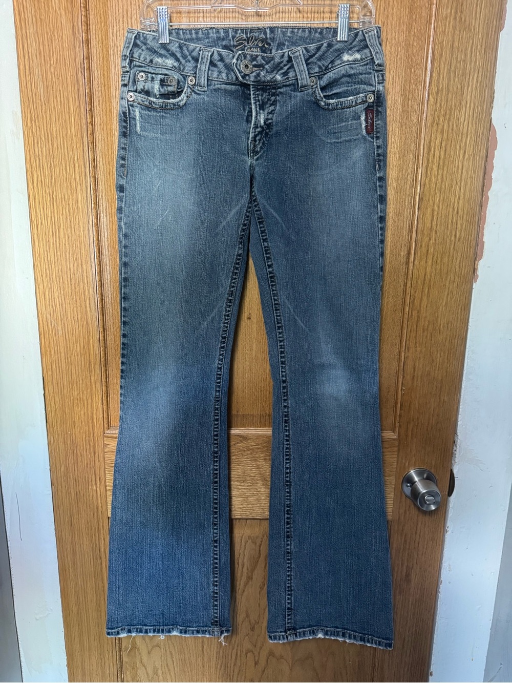 Silver Jeans Women's Dark Blue Flare Jeans